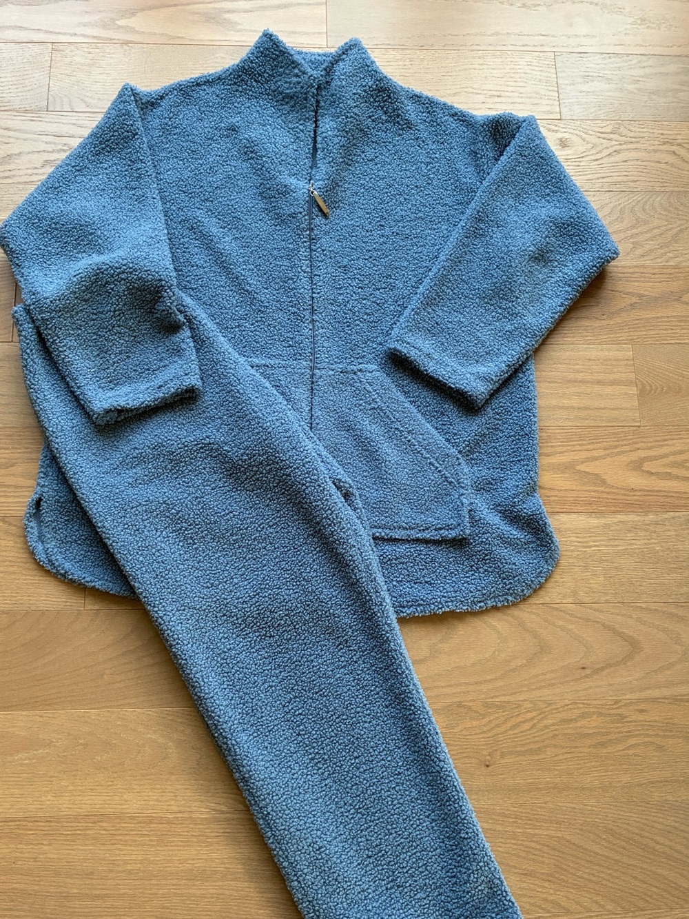 Vintage Diamond Tea Fleece Tracksuit Set Women’s Small Blue Made in Canada